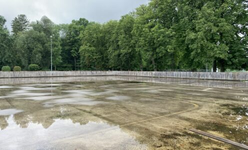 Der Eisplatz wird der Standort für unseren Jugendtreff!